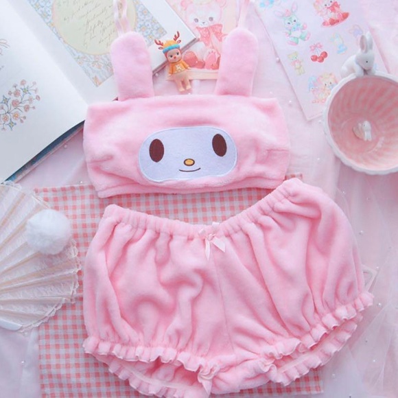 MY MELODY Bandeau PJ Bras and Shorts 🐰💖 - Picture 4 of 4